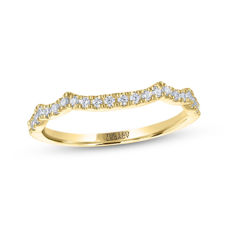 Main Image 1 of THE LEO Legacy Lab-Grown Diamond Wedding Band 1/5 ct tw 14K Yellow Gold