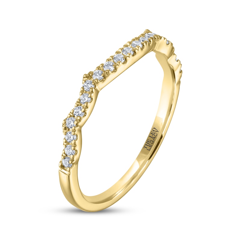 Main Image 2 of THE LEO Legacy Lab-Grown Diamond Wedding Band 1/5 ct tw 14K Yellow Gold