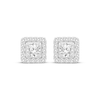 Thumbnail Image 2 of Men's Lab-Grown Diamonds by KAY Round-Cut Stud Earrings 1-3/4 ct tw 10K White Gold