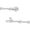 Thumbnail Image 2 of Diamond Wavy Link Bracelet 1/2 ct tw Sterling Silver 7"