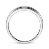 Thumbnail Image 2 of Men's Diamond Milgrain Wedding Ring 1/10 ct tw 10K White Gold