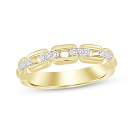 Linked Always Diamond Anniversary Ring 1/10 ct tw 14K Yellow Gold