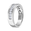 Thumbnail Image 1 of Men's THE LEO Diamond Wedding Band 1/2 ct tw 14K White Gold