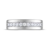 Thumbnail Image 2 of Men's THE LEO Diamond Wedding Band 1/2 ct tw 14K White Gold