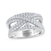 Thumbnail Image 1 of THE LEO Diamond Crossover Anniversary Band 1 ct tw 14K White Gold