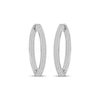 Thumbnail Image 2 of Diamond Pavé Inside-Out Hoop Earrings 1 ct tw 10K White Gold