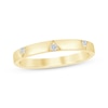 Thumbnail Image 1 of Diamond Triangle Anniversary Ring 1/10 ct tw 10K Yellow Gold