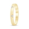 Thumbnail Image 2 of Diamond Triangle Anniversary Ring 1/10 ct tw 10K Yellow Gold