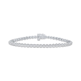 Diamond Tennis Bracelet 1/10 ct tw Sterling Silver 7&quot;