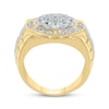 Thumbnail Image 3 of Men's Multi-Diamond Circle Ring 2 ct tw 10K Two-Tone Gold