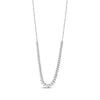 Thumbnail Image 2 of Lab-Grown Diamonds by KAY Riviera Necklace 1 ct tw 10K White Gold 17&quot;