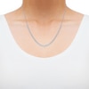 Thumbnail Image 3 of Lab-Grown Diamonds by KAY Riviera Necklace 1 ct tw 10K White Gold 17&quot;