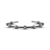 Thumbnail Image 1 of Ink & Ice Men's Black Diamond Barbed Wire Cuff Bracelet 1/3 ct tw Black Rhodium-Plated Sterling Silver