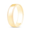 Thumbnail Image 2 of Men's Brushed Milgrain Wedding Band 10K Yellow Gold 6mm