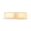 Thumbnail Image 3 of Men's Brushed Milgrain Wedding Band 10K Yellow Gold 6mm