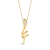 Thumbnail Image 0 of Le Vian Diamond Snake Necklace 1/10 ct tw 14K Honey Gold 19"