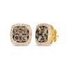 Thumbnail Image 1 of Le Vian Diamond Cushion Earrings 2 ct tw 14K Honey Gold