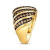 Thumbnail Image 2 of Le Vian Diamond Croissant Ring 7/8 ct tw 14K Honey Gold Size 7