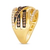 Thumbnail Image 2 of Le Vian Diamond Crossover Ring 1 ct tw 14K Honey Gold Size 7