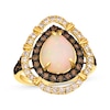 Thumbnail Image 0 of Le Vian Pear-Shaped Opal Ring 3/4 ct tw Diamonds 14K Honey Gold Size 7