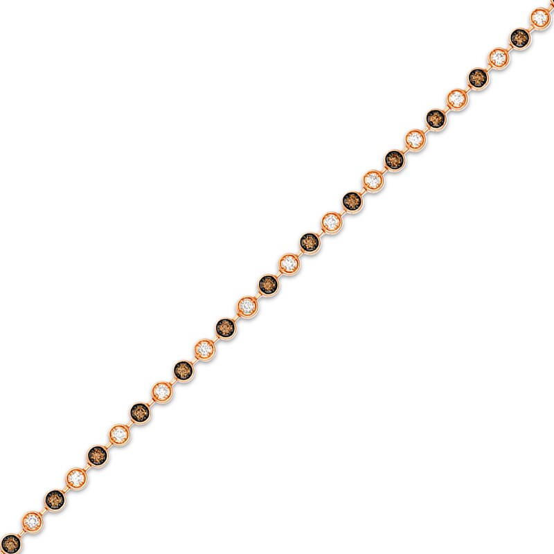 Main Image 2 of Le Vian Diamond Bracelet 1-1/2 ct tw 14K Strawberry Gold 7&quot;