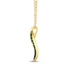 Thumbnail Image 2 of Le Vian Tsavorite Leaf Necklace 18K Honey Gold 20&quot;