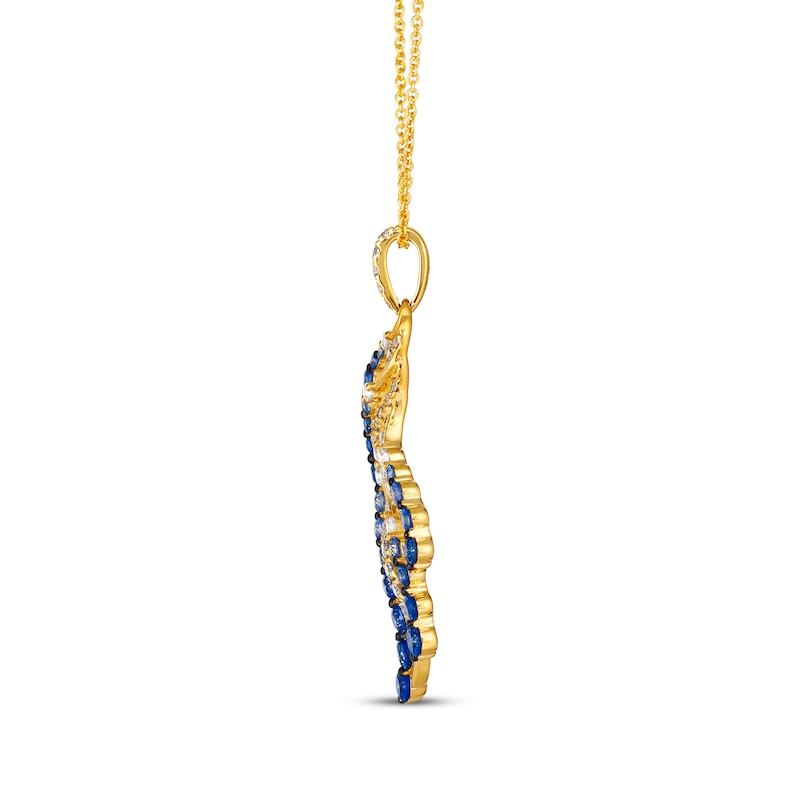 Main Image 2 of Le Vian Denim Ombré Necklace 1/3 ct tw Diamonds 14K Honey Gold 20&quot;