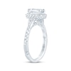 Thumbnail Image 1 of Monique Lhuillier Bliss Emerald-Cut  Lab-Grown diamond Engagement Ring 1-7/8 ct tw 18K White Gold