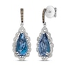 Thumbnail Image 1 of Le Vian Pear-Shaped Blue Topaz Earrings 5/8 ct tw 14K Vanilla Gold