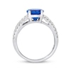 Thumbnail Image 1 of Le Vian Oval-Cut Tanzanite Ring 3/4 ct tw Diamonds 14K Vanilla Gold Size 7