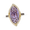 Thumbnail Image 1 of Le Vian Marquise-Cut Amethyst Ring 1/2 ct tw Diamonds 14K Honey Gold Size 7