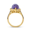 Thumbnail Image 2 of Le Vian Marquise-Cut Amethyst Ring 1/2 ct tw Diamonds 14K Honey Gold Size 7