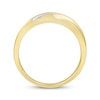 Thumbnail Image 3 of Now + Forever Men's Diamond Accent Wedding Ring 10K Yellow Gold