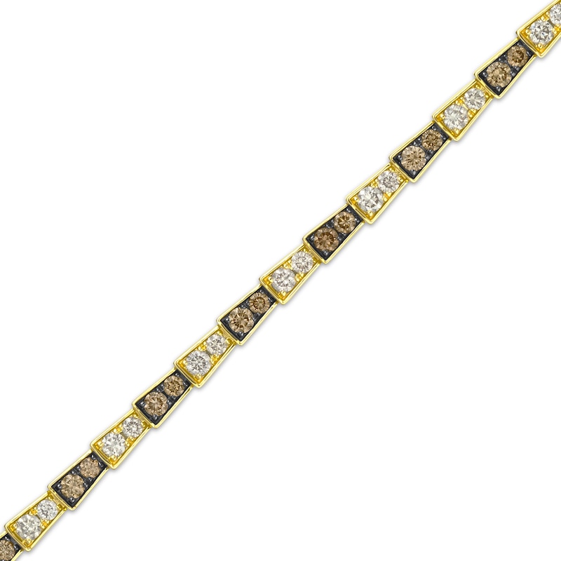 Main Image 2 of Le Vian Diamond Link Bracelet 3-7/8 ct tw 14K Honey Gold 7.5&quot;