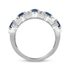 Thumbnail Image 2 of Le Vian Oval-Cut Sapphire Ring 1-1/8 ct tw Diamonds Platinum