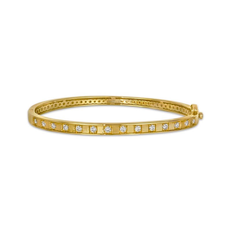 Le Vian Diamond Bangle Bracelet 5/8 ct tw 14K Honey Gold