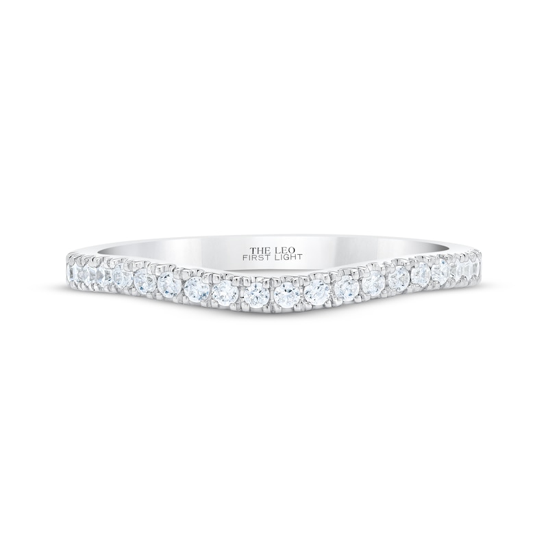 Main Image 3 of THE LEO First Light Diamond Wedding Band 1/4 ct tw 14K White Gold