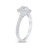 Thumbnail Image 2 of THE LEO First Light Diamond Oval & Round-Cut Engagement Ring 5/8 ct tw 14K White Gold