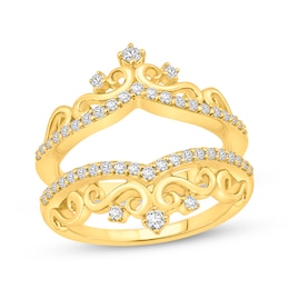 Diamond Tiara Enhancer Ring 1/2 ct tw 14K Yellow Gold