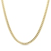 Thumbnail Image 1 of Solid Cuban Curb Chain Necklace 3.96mm 14K Yellow Gold 20&quot;