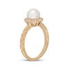 Thumbnail Image 2 of Neil Lane Cultured Akoya Pearl & Diamond Engagement Ring 1/4 ct tw 14K Yellow Gold