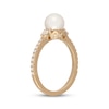 Thumbnail Image 2 of Neil Lane Cultured Akoya Pearl & Diamond Engagement Ring 1/3 ct tw 14K Yellow Gold