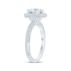 Thumbnail Image 2 of Monique Lhuillier Bliss Round-Cut Lab-Grown Diamond Engagement Ring 2-1/8 ct tw 18K White Gold