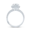 Thumbnail Image 2 of Monique Lhuillier Bliss Round-Cut  Lab-Grown diamond Engagement Ring 2-1/8 ct tw 18K White Gold