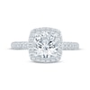 Thumbnail Image 4 of Monique Lhuillier Bliss Round-Cut Lab-Grown Diamond Engagement Ring 2-1/8 ct tw 18K White Gold