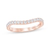 Thumbnail Image 0 of Monique Lhuillier Bliss  Lab-Grown diamond Contour Anniversary Ring 1/2 ct tw 18K Rose Gold