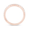 Thumbnail Image 2 of Monique Lhuillier Bliss Lab-Created Diamond Contour Anniversary Ring 1/2 ct tw 18K Rose Gold