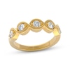 Thumbnail Image 1 of THE LEO First Light Diamond Five-Stone Anniversary Ring 1/2 ct tw 14K Yellow Gold