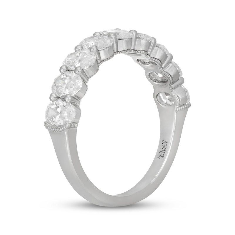 Neil Lane Artistry Oval-Cut  Lab-Grown diamond Anniversary Ring 2 ct tw 14K White Gold