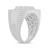 Thumbnail Image 1 of Men's Lab-Created Diamonds by KAY Emerald & Round-Cut Ring 2 ct tw 10K White Gold